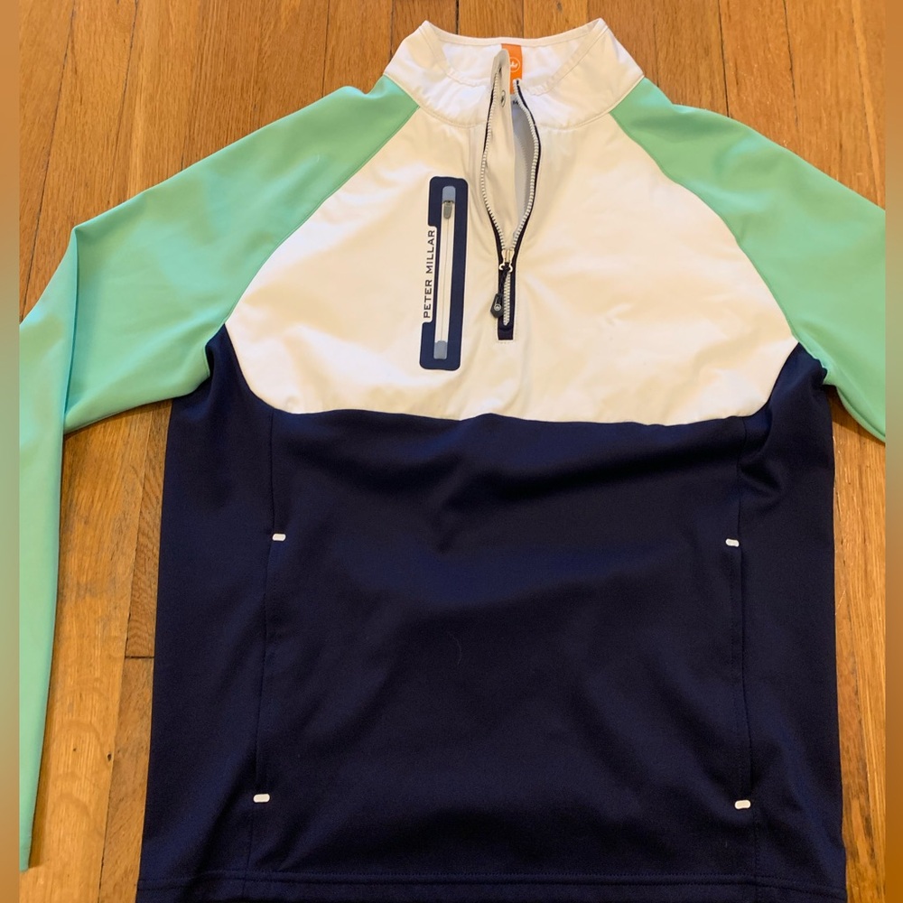 Peter Millar Crown Sport Men's Hyperlight Weld Hybrid Half-Zip - Picture 6 of 9